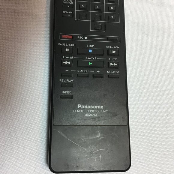 Panasonic VEQ0963 VCR Remote Control AG-1730 - Picture 3 of 5